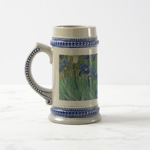 Van Gogh Vintage Irises  Beer Stein