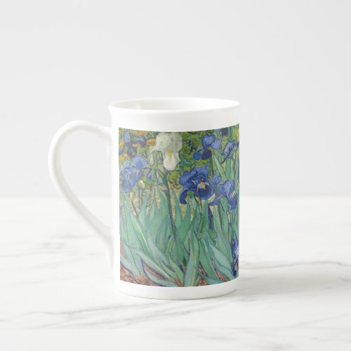 Van Gogh Vintage Irises  Bone China Mug