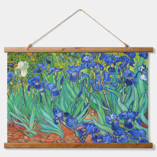 Van Gogh Vintage Irises Hanging Tapestry