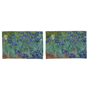 Van Gogh Vintage Irises Pillow Case