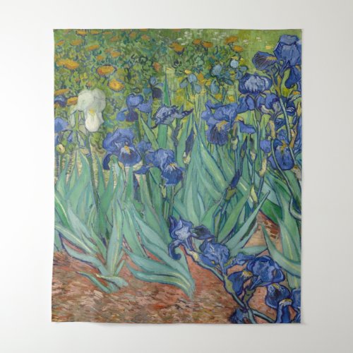 Van Gogh Vintage Irises     Tapestry