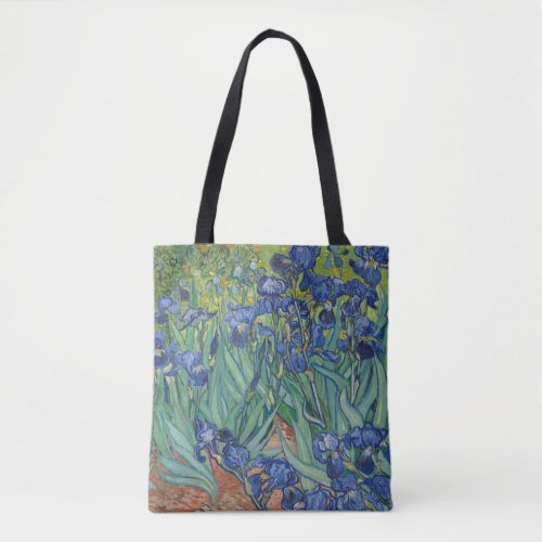 Van Gogh Vintage Irises Tote Bag