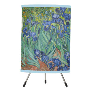Van Gogh Vintage Irises Tripod Lamp