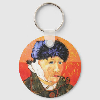 Van Gogh w/Bandaged Ear Keychain