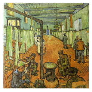 Van Gogh, Ward in the Hospital, Ceramic Tile