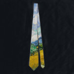 Van Gogh Wheat Field with Cypresses. Impressionism Neck Tie<br><div class="desc">Van Gogh "Wheat Field with Cypresses" neck tie.</div>