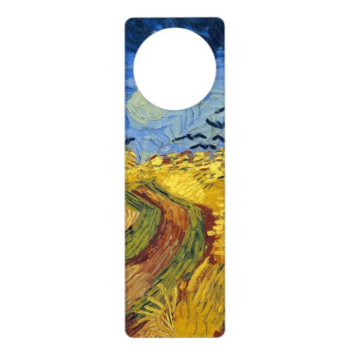 Van Gogh Wheat Fields impressionist Painting Door Hanger