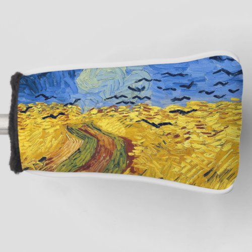 Van Gogh Wheat Fields impressionist Painting Golf Head Cover