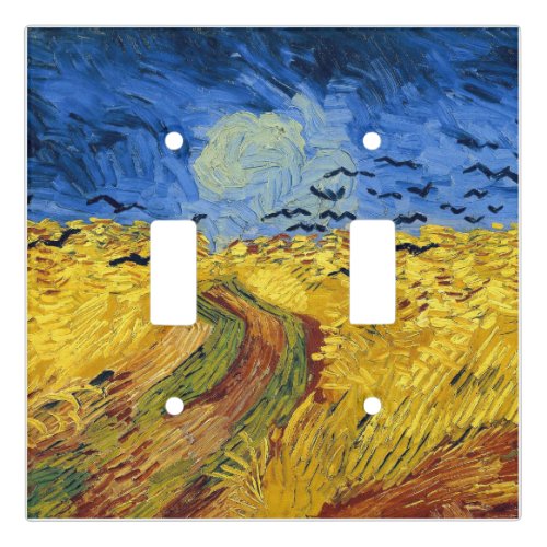 Van Gogh Wheat Fields impressionist Painting Light Switch Cover