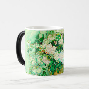 Van Gogh White Roses Color Morph Mug