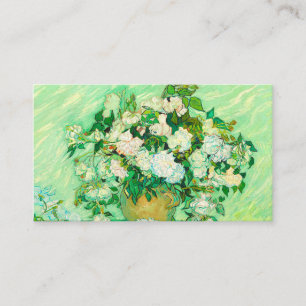 Van Gogh White Roses Enclosure Card