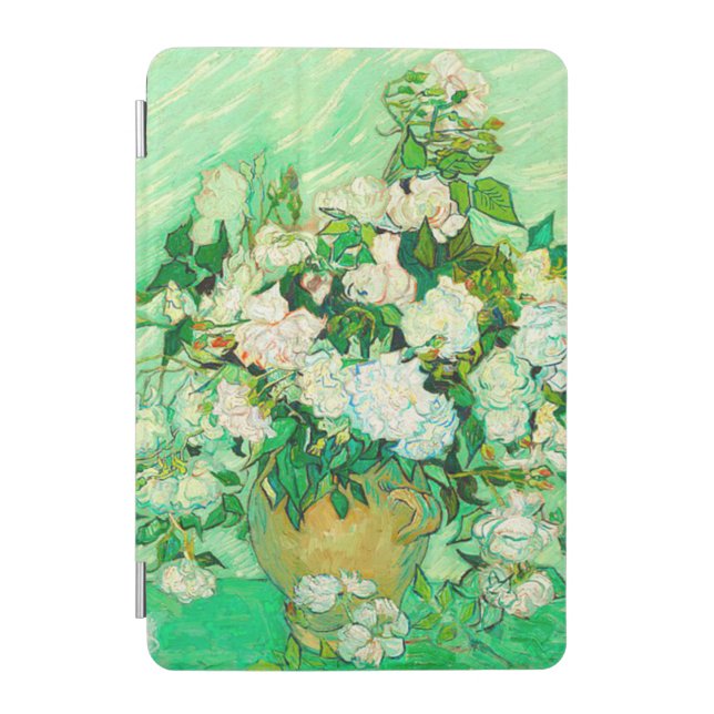 Van Gogh White Roses iPad Mini Cover (Front)
