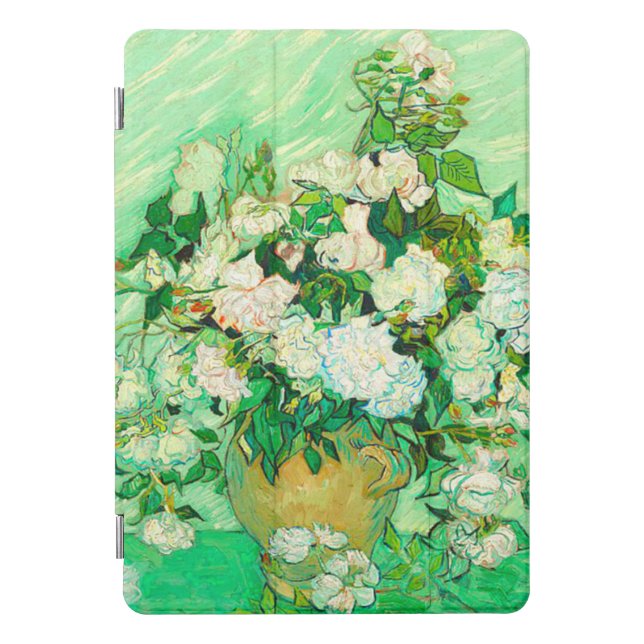 Van Gogh White Roses iPad Pro Cover (Front)