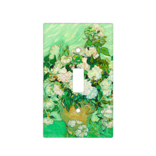 Van Gogh White Roses Light Switch Cover