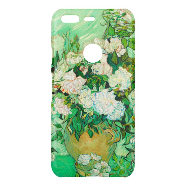 Van Gogh White Roses Uncommon Google Pixel Case (Back)