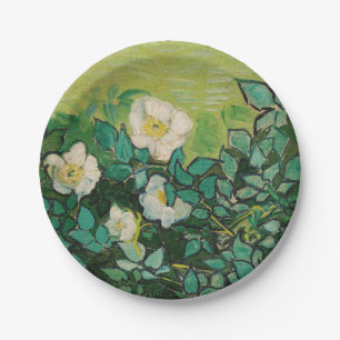 Van Gogh Wild Roses Paper Plates