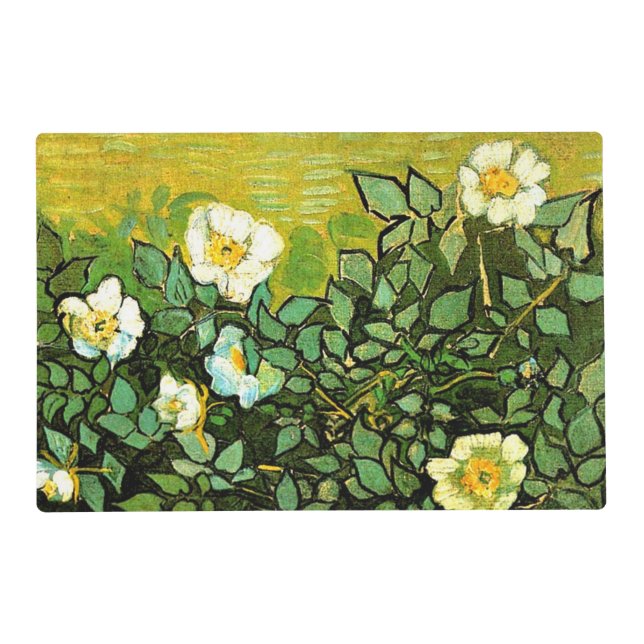 Van Gogh - Wild Roses Placemat (Front)