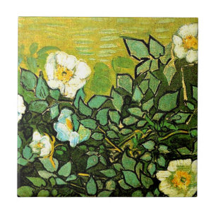 Van Gogh - Wild Roses Tile