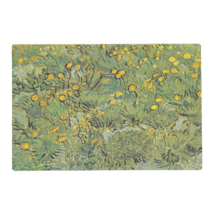 Van Gogh Yellow Meadow - Classic Floral Art Placemat
