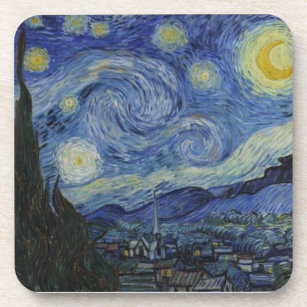 Van Gogh's A Starry Night Coaster Set