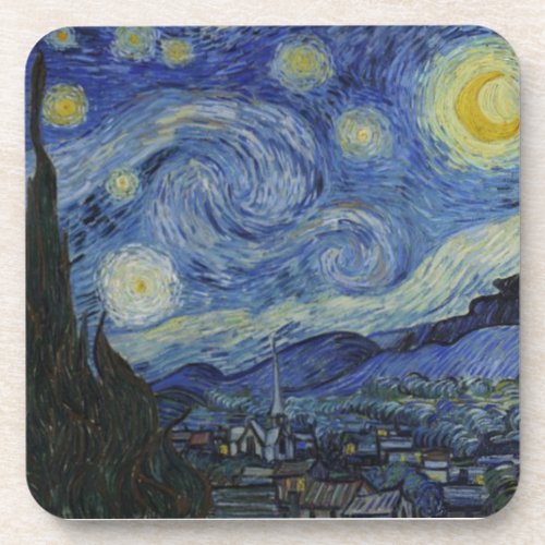 Van Goghs A Starry Night Coaster Set