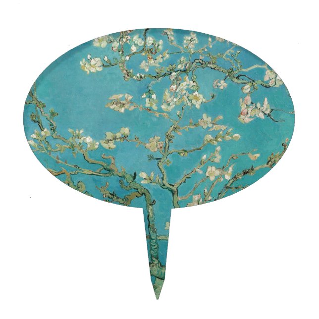 Van gogh's Almond Blossom Cake Topper (Front)