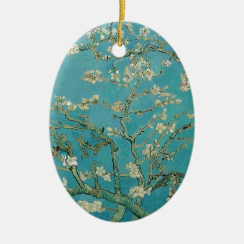 Van goghs Almond Blossom Ceramic Ornament