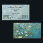 Van Gogh's Almond Blossoms Classic Impressionism Business Card<br><div class="desc">"Almond Blossom" is one of Vincent van Gogh's most iconic and vibrant works, created in 1890. The painting features a delicate and fresh depiction of blooming almond branches set against a clear blue sky. Van Gogh’s brushstrokes are loose yet expressive, capturing the energy and beauty of the blossoming flowers. The...</div>