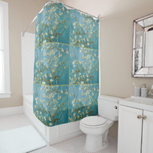 Van Gogh's Almond Blossoms Classic Impressionism Shower Curtain