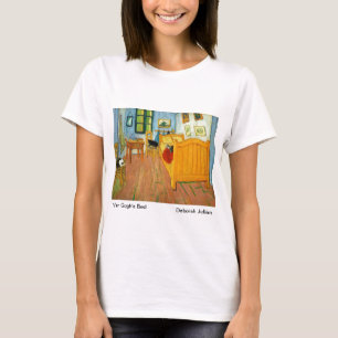 Van Gogh's Bedroom (Artists Cats Added) T-Shirt