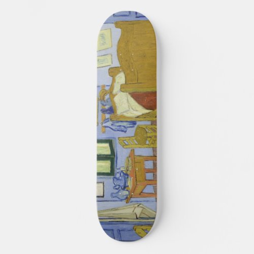 Van Goghs Bedroom in Arles by Vincent Van Gogh Skateboard Deck