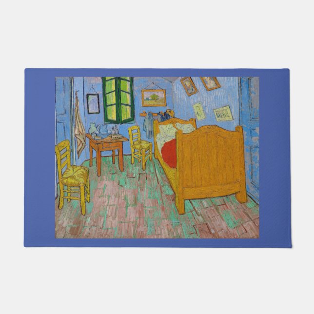 Van Gogh's Bedroom in Arles Painting Art Doormat (Front)