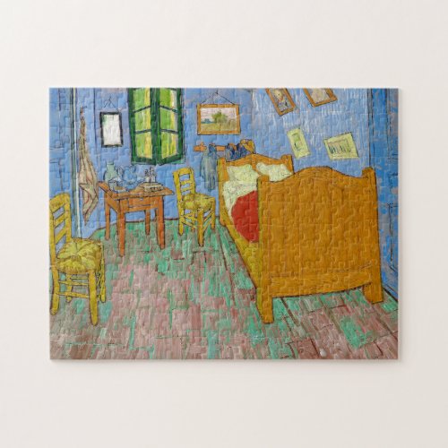 Van Goghs Bedroom in Arles Painting Art Jigsaw Puzzle