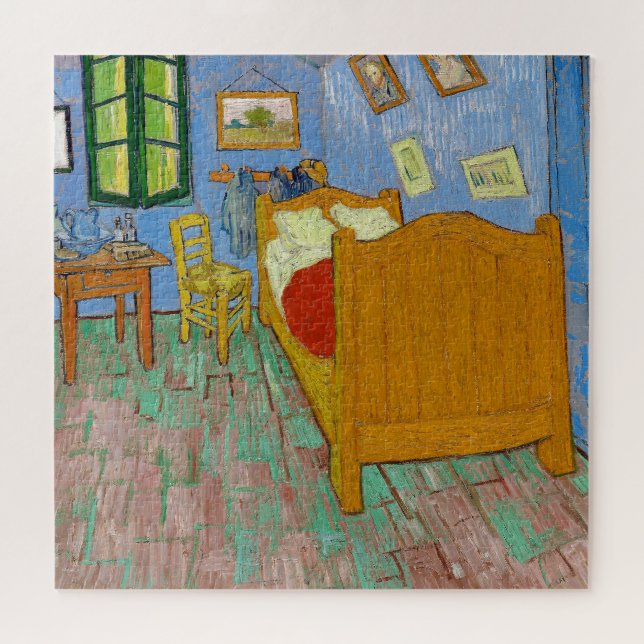 Van Gogh's Bedroom in Arles Painting Art Jigsaw Puzzle (Horizontal)