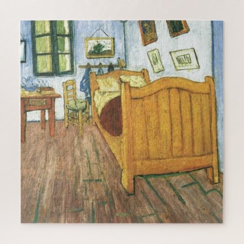 Van Goghs Bedroom in Arles Painting Art Jigsaw Puzzle