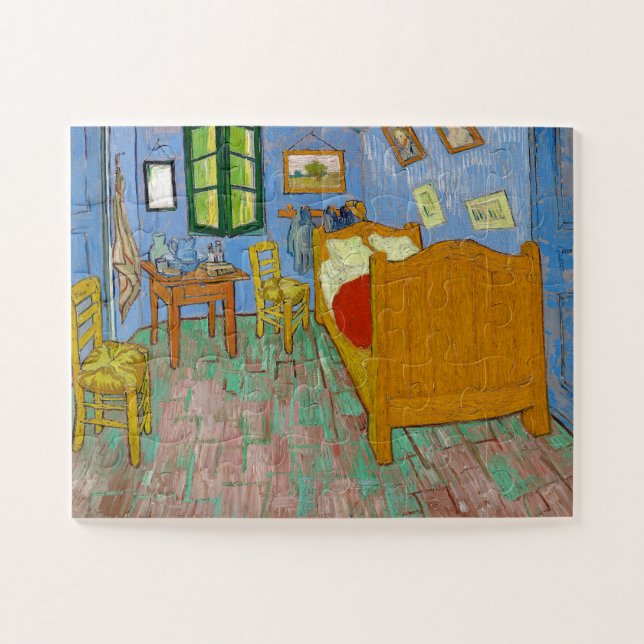 Van Gogh's Bedroom in Arles Painting Art Jigsaw Puzzle (Horizontal)