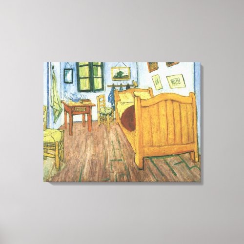 Van Goghs Bedroom in Arles Wrapped Canvas