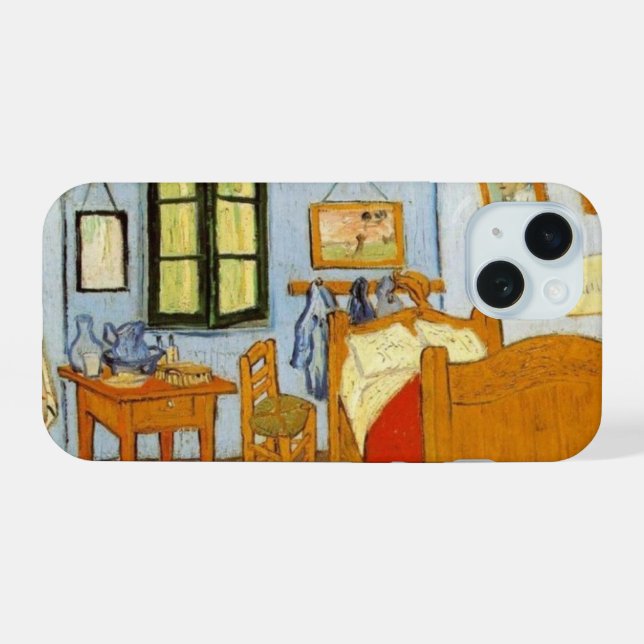 Van Gogh's Bedroom Iphone Case (Back Horizontal)