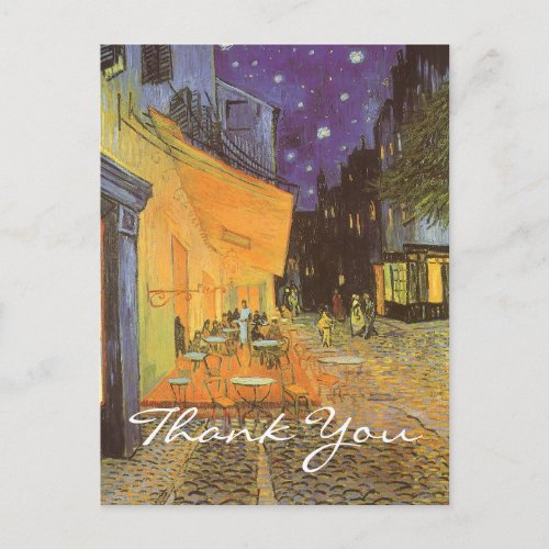 Van Goghs Cafe Terrace at Night Postcard