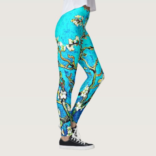 Van Goghs famous Almond Blossoms Leggings