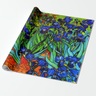 Van Gogh's famous painting, Irises, Wrapping Paper