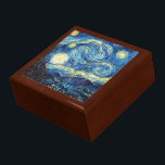 Van Gogh's Famous Painting Starry Night Gift Box<br><div class="desc">Van Gogh's famous painting Starry Night trinket box.</div>