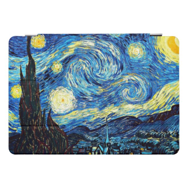 Van Gogh's famous painting, Starry Night iPad Pro Cover (Horizontal)