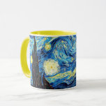 Van Gogh's famous painting, Starry Night Mug<br><div class="desc">Van Gogh's famous painting,  Starry Night postcard. Best seller!</div>
