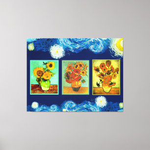 Van Gogh's famous Sunflowers Canvas Print