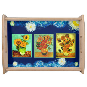 Van Gogh's famous Sunflowers Serving Tray