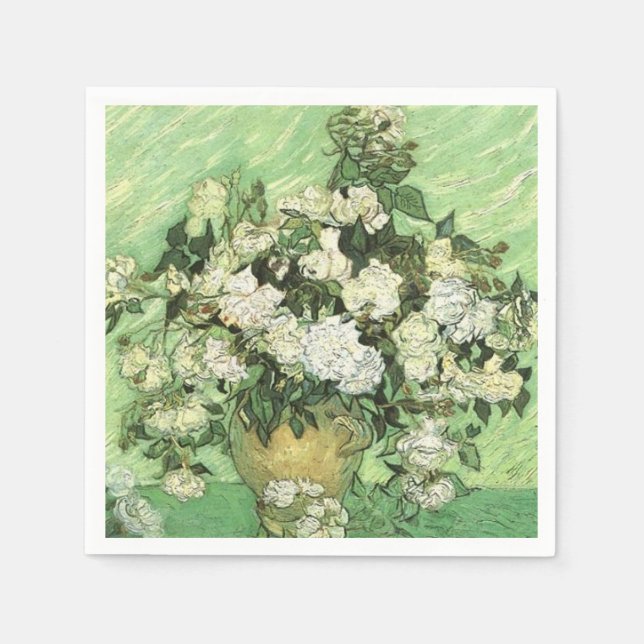 Van Gogh's Flowers in Vase Napkins (Front)