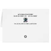 Van Gogh's Garden (Blank card) (Back Horizontal)