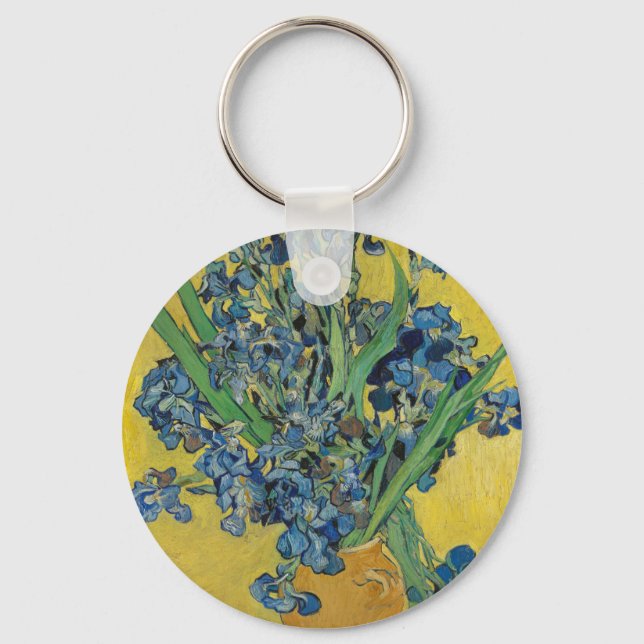 Van Gogh's Iris Keychain (Front)