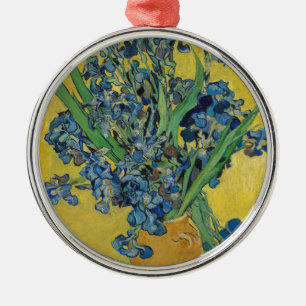 Van Gogh's Iris Metal Ornament